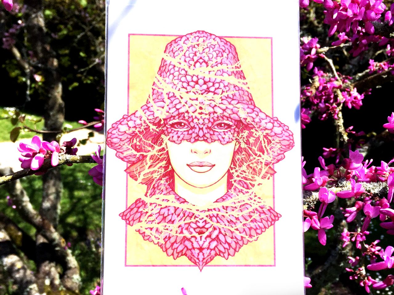 Blossom Bonnet Card - Brett Miley Art